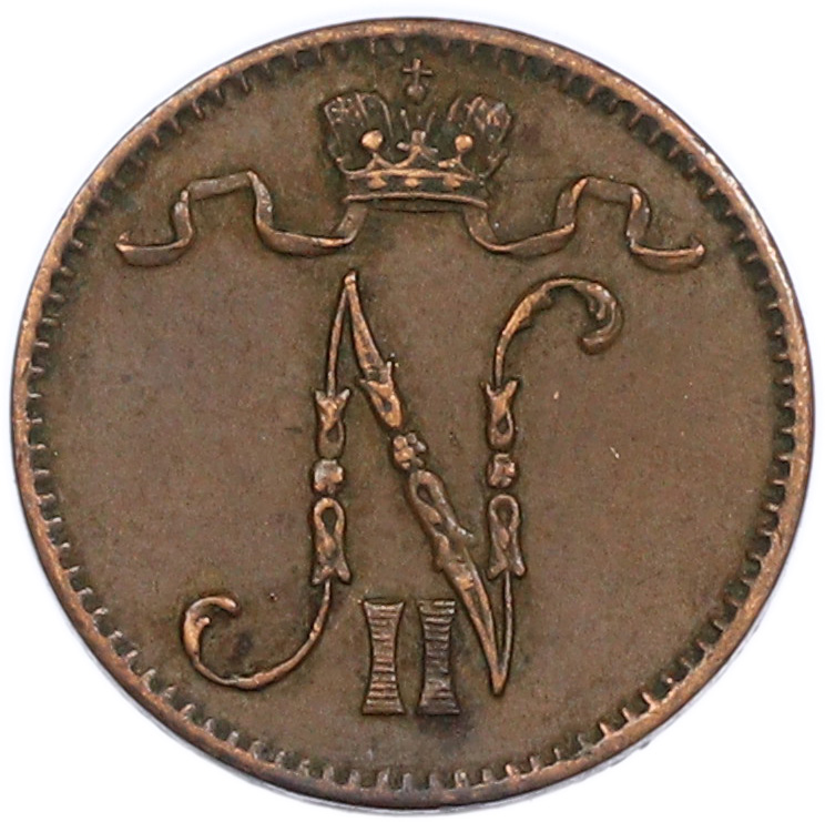1 пенни 1911 года Русская Финляндия — Фото №2
