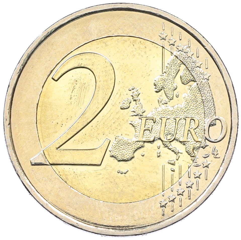 2 евро 2021 года Монако — Фото №2