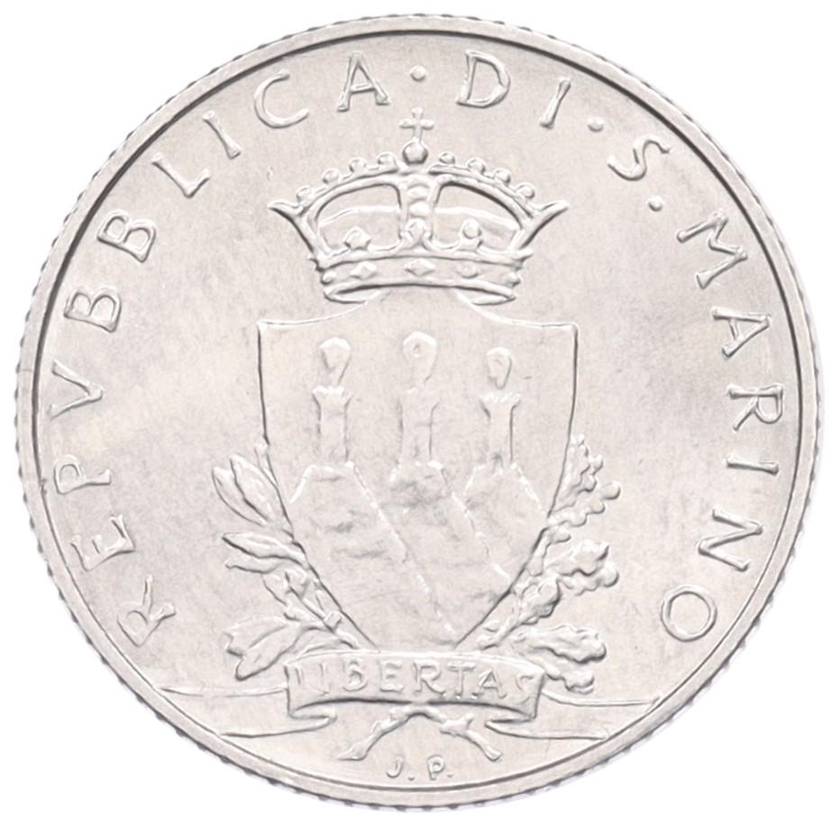 2 лиры 1979 года Сан-Марино «Институциональные органы государства» — Фото №2