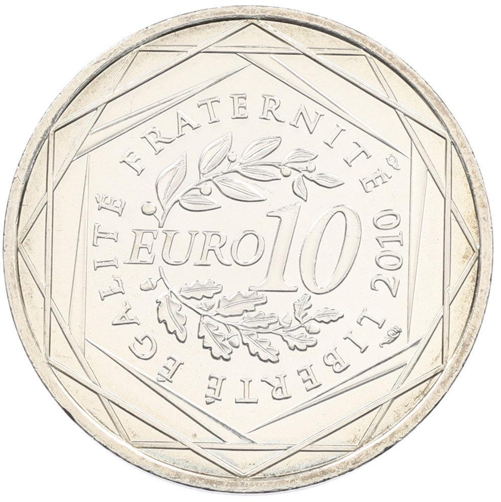 10 евро 2010 года Франция «Регионы Франции — Французская Гвиана» — Фото №2