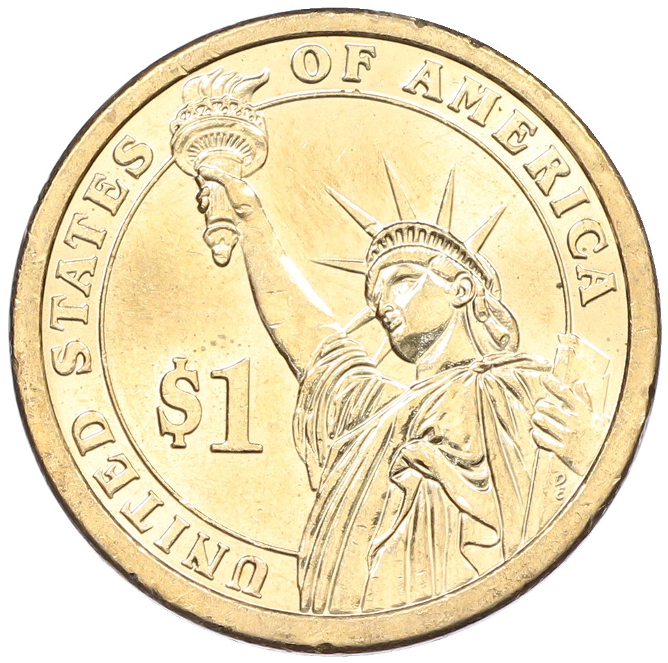 1 доллар 2010 года (P) США «16-й президент США Авраам Линкольн» — Фото №2