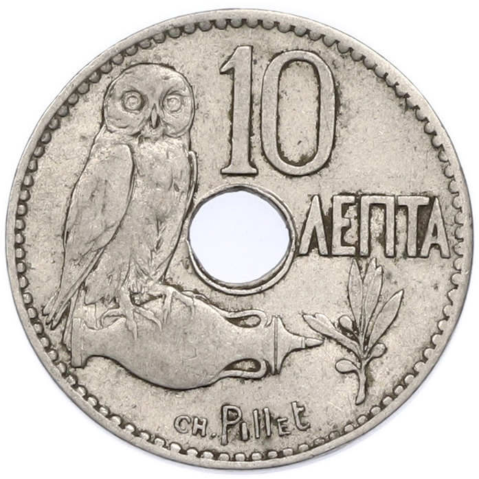 10 лепт 1912 года Греция — Фото №1