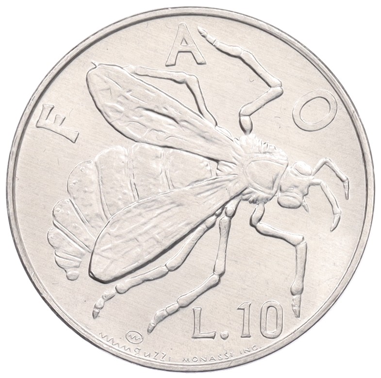 10 лир 1974 года Сан-Марино — Фото №1