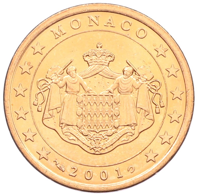 5 евроцентов 2001 года Монако — Фото №1