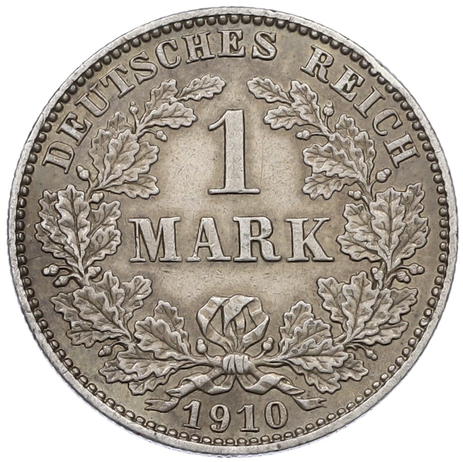 1 марка 1910 года Е Германия — Фото №1