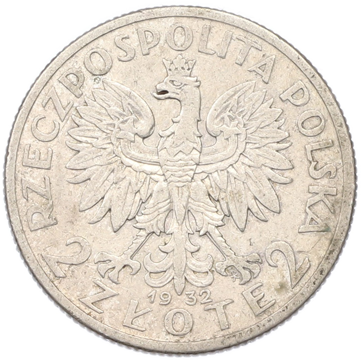 2 злотых 1932 года Польша — Фото №1