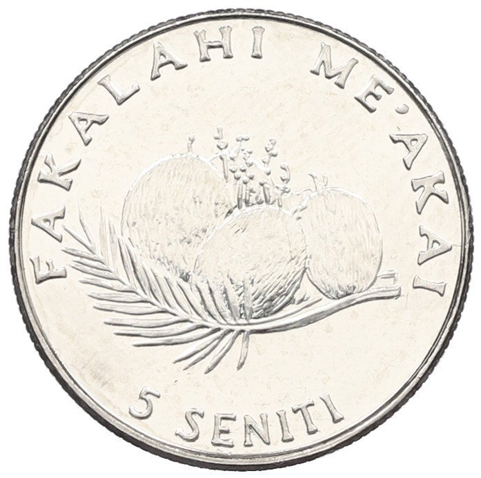 5 сенити 2005 года Тонга — Фото №2