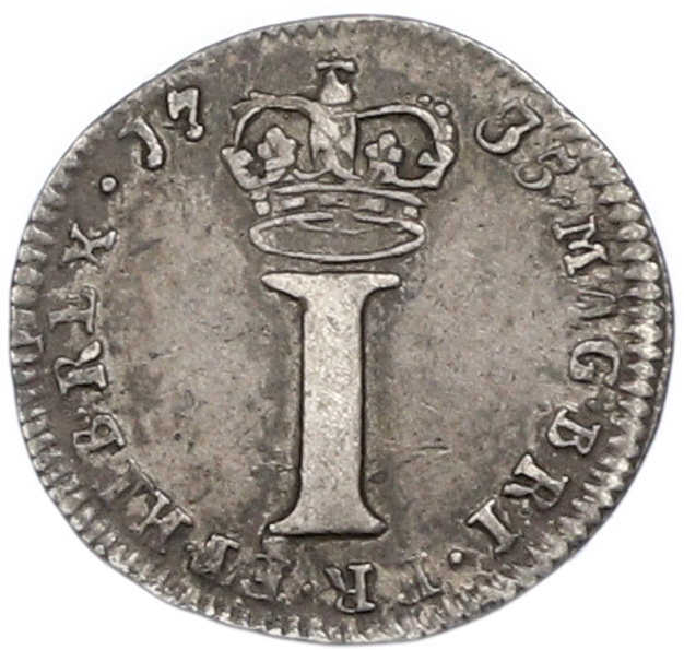1 пенни 1735 года Великобритания (Георг II) — Фото №1