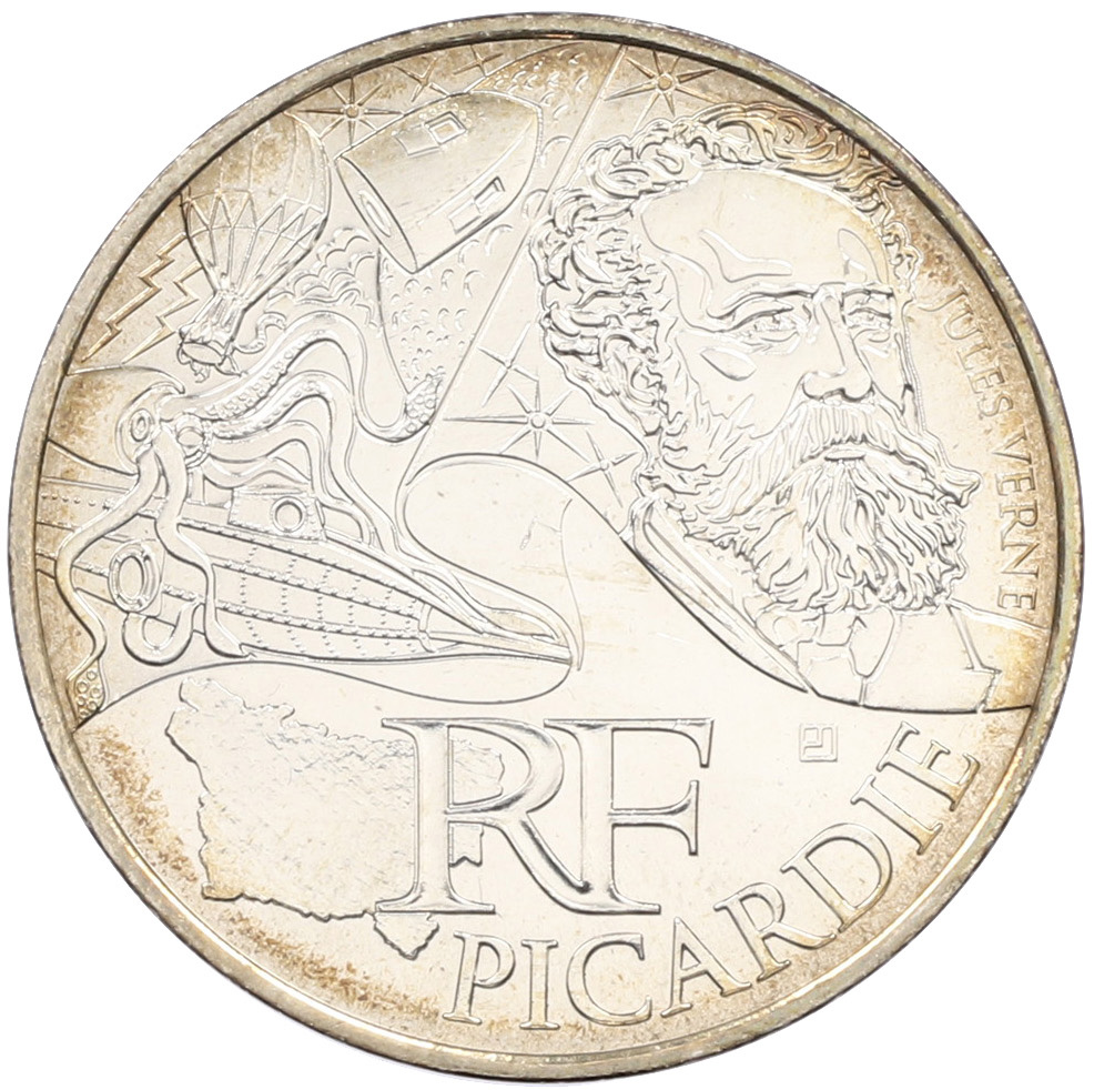 10 евро 2012 года Франция «Регионы Франции — Пикардия» — Фото №1