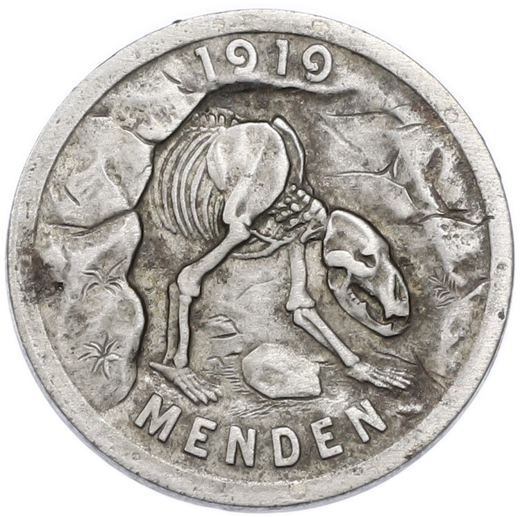 50 пфеннигов 1920 года Германия — город Менден (Нотгельд) — Фото №1