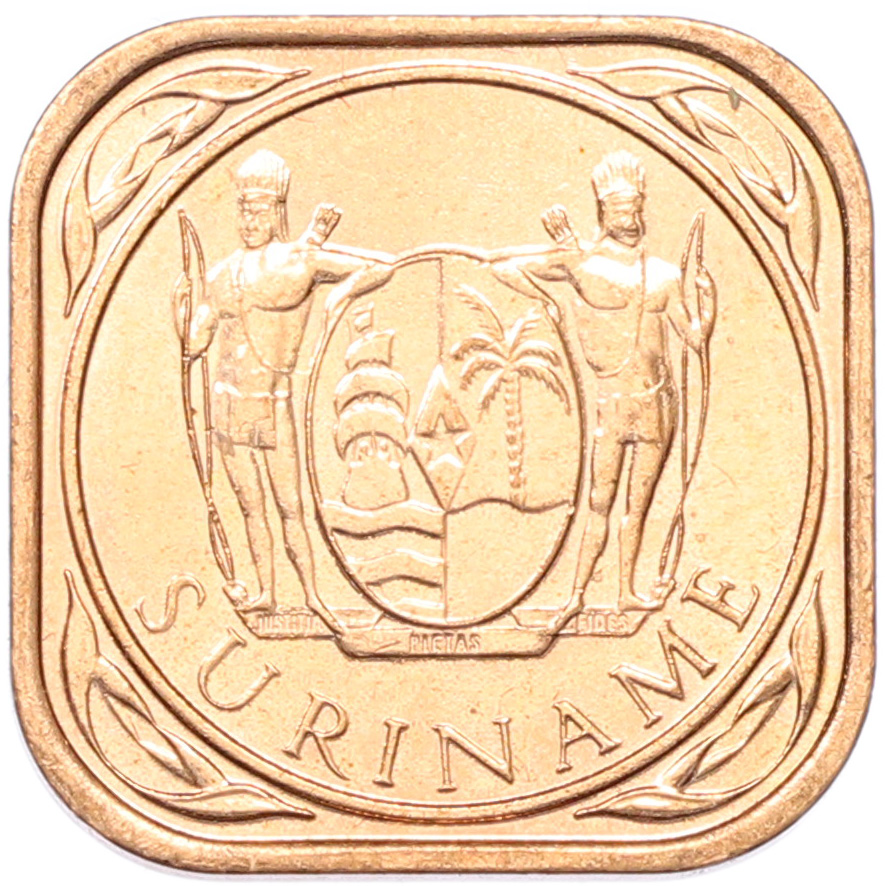 5 центов 1988 года Суринам — Фото №2