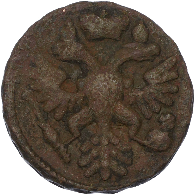 Денга 1739 года Российская Империя (Анна Иоанновна) — Фото №2