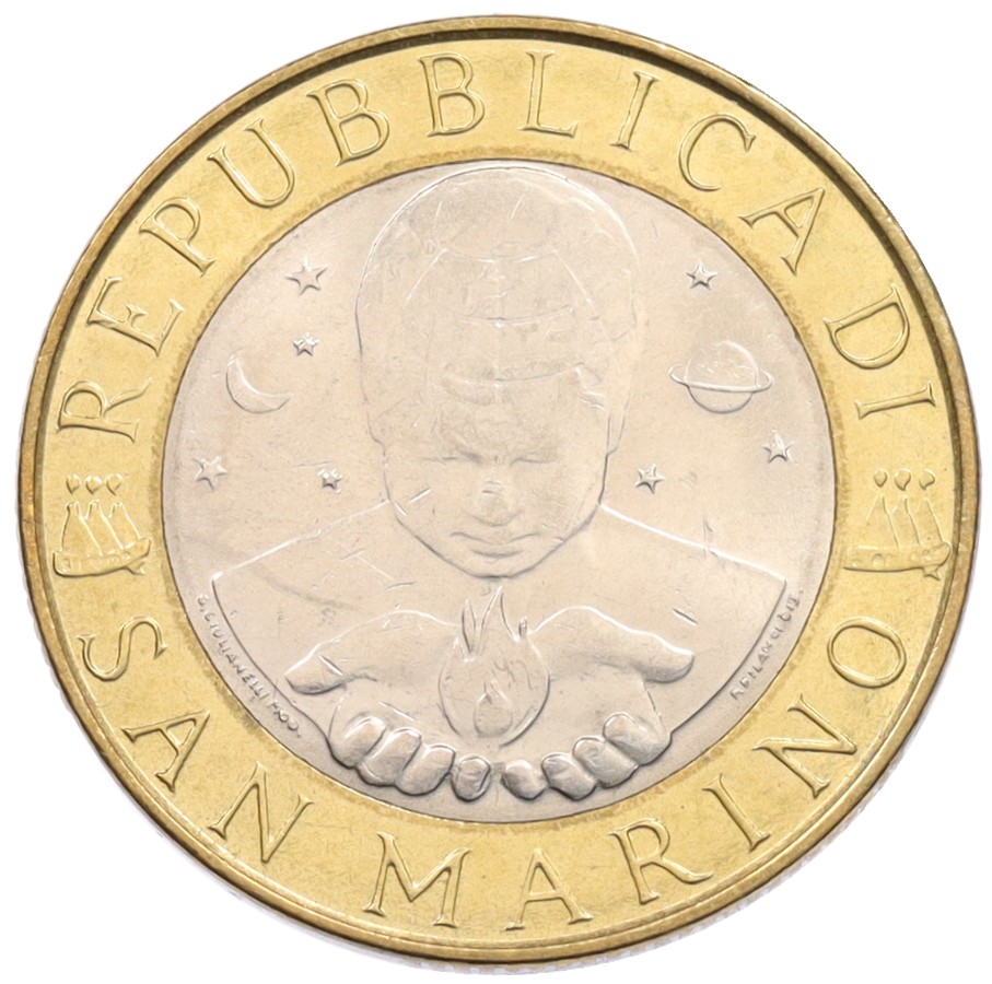 1000 лир 2000 года Сан-Марино — Фото №2
