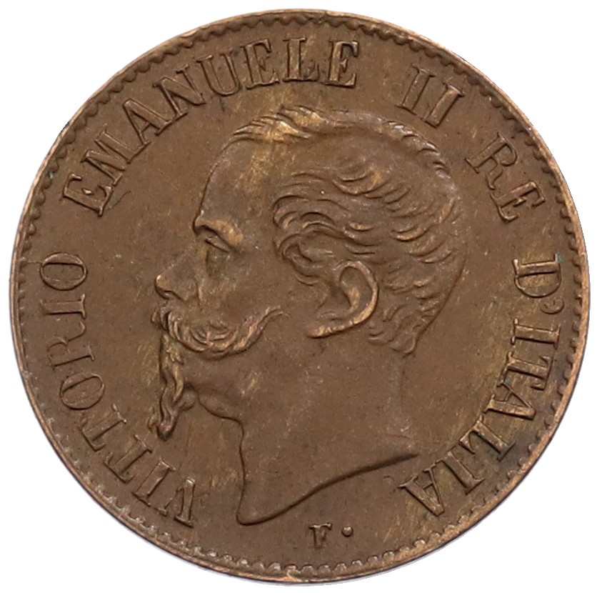 1 чентезимо 1867 года М Италия — Фото №2