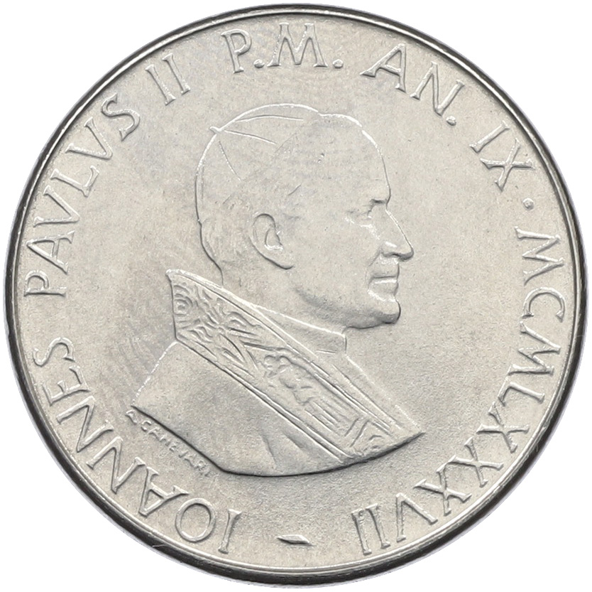 50 лир 1987 года Ватикан — Фото №2