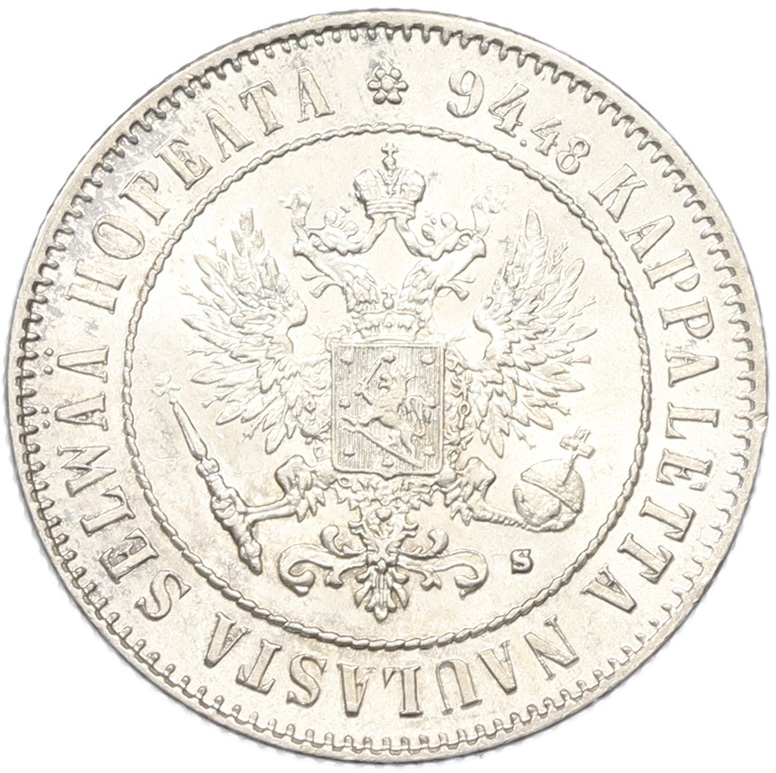 1 марка 1915 года Русская Финляндия — Фото №2