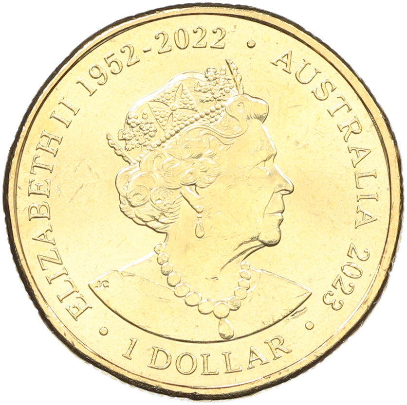 1 доллар 2023 года Австралия «Большие австралийские вещи – большой ананас» — Фото №2