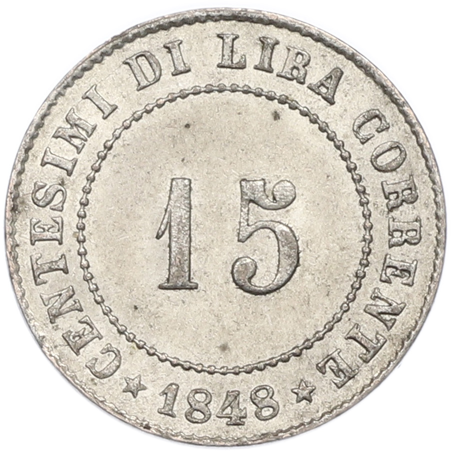 15 чентезимо 1848 года Венеция — Фото №2
