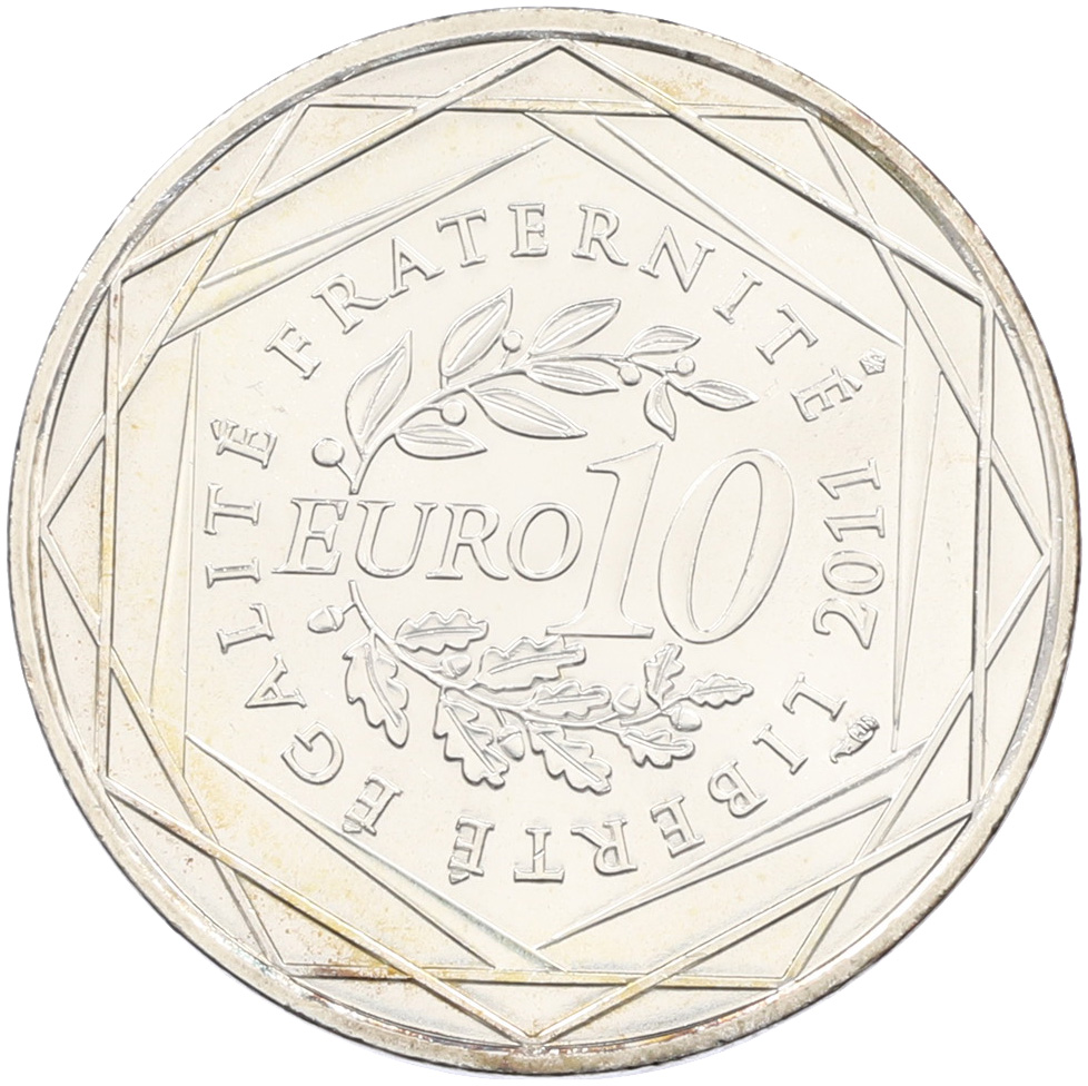 10 евро 2011 года Франция «Регионы Франции — Пикардия» — Фото №2