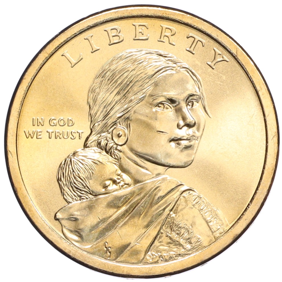 1 доллар 2017 года D США «Коренные американцы (Сакагавея) — Секвойя» — Фото №2