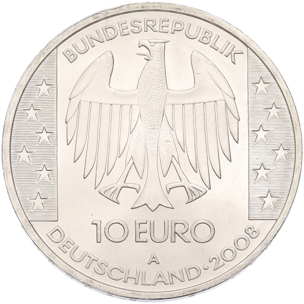 10 евро 2008 года A Германия «Небесный диск из Небры» — Фото №2