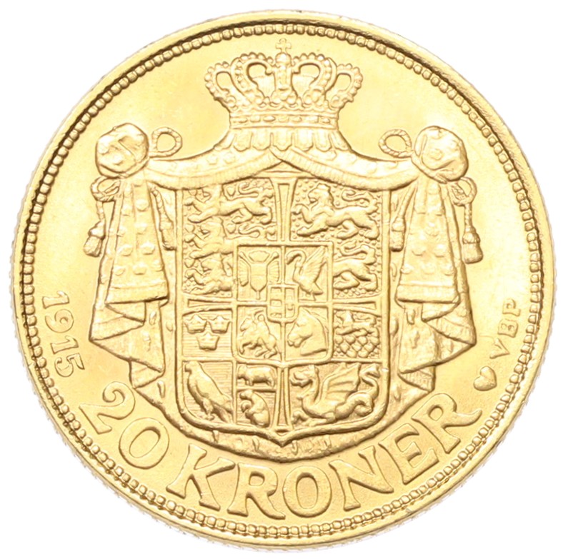 20 крон 1915 года Дания — Фото №1