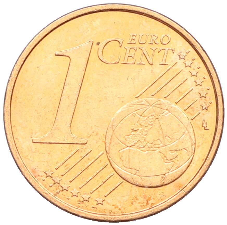 1 евроцент 2001 года Монако — Фото №2