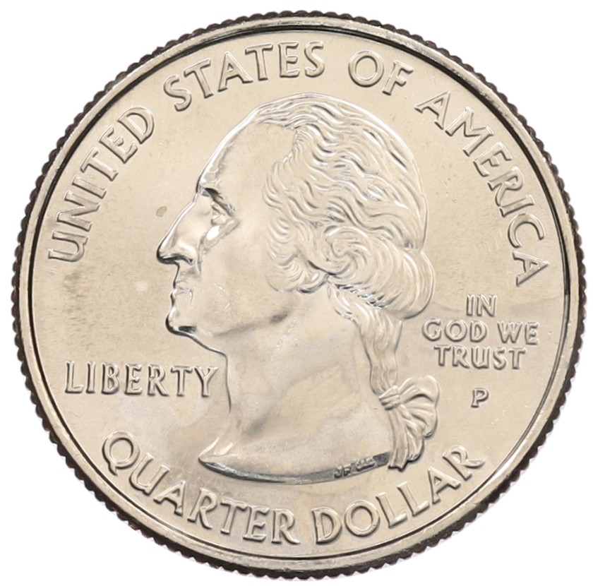 1/4 доллара (25 центов) 2000 года P США «Штаты и территории — Массачусетс» — Фото №2