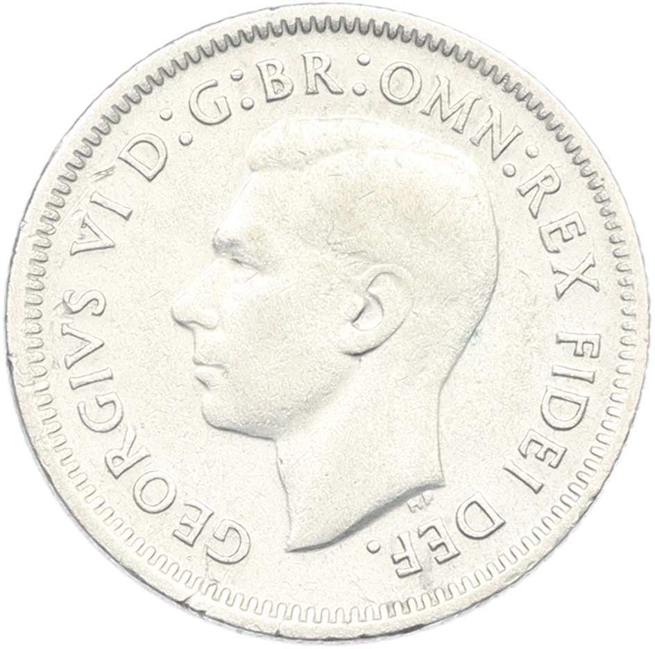 6 пенсов 1951 года Австралия — Фото №2