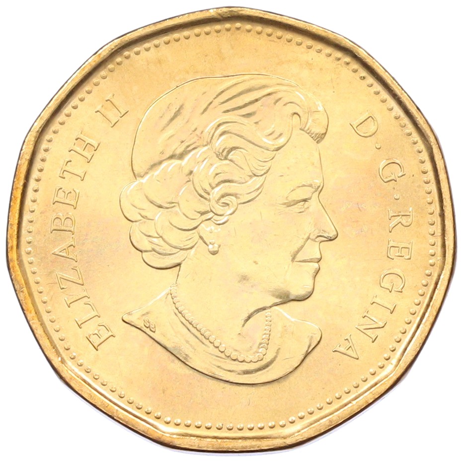 1 доллар 2010 года Канада «100 лет футбольной команде Саскачеван Рафрайдерс» — Фото №2