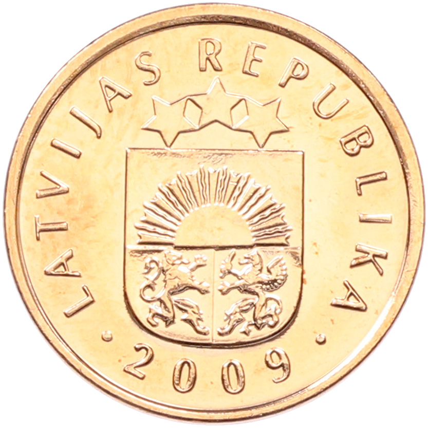 2 сантима 2009 года Латвия — Фото №2