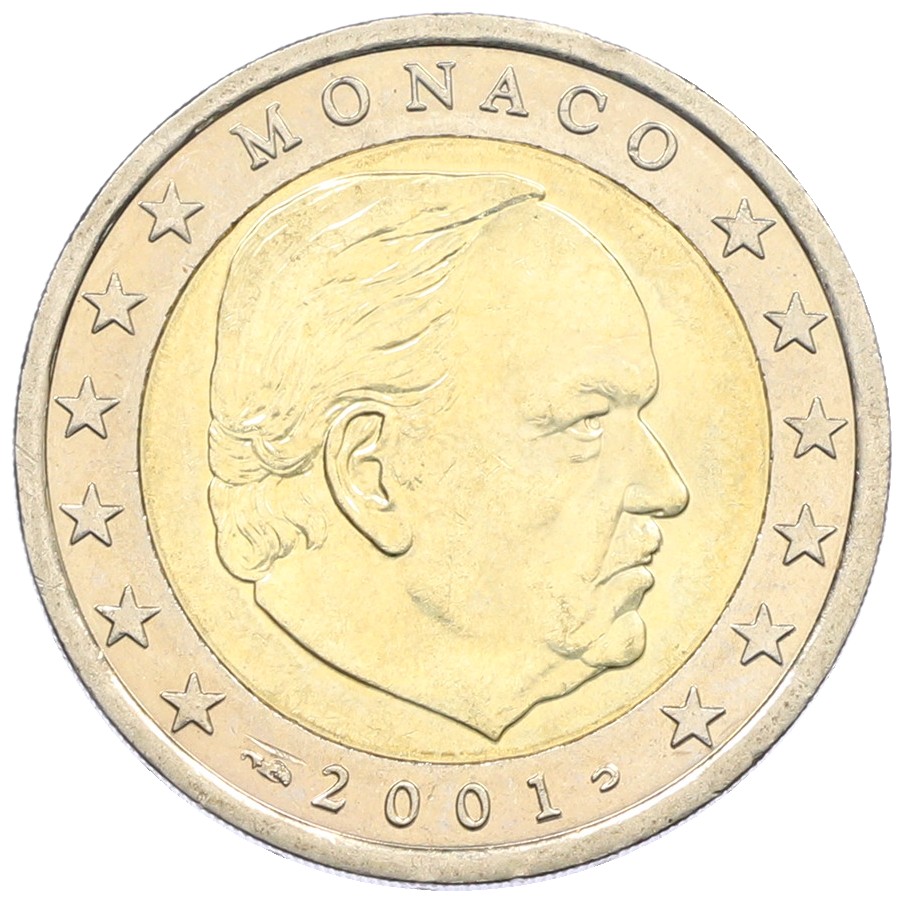2 евро 2001 года Монако — Фото №1