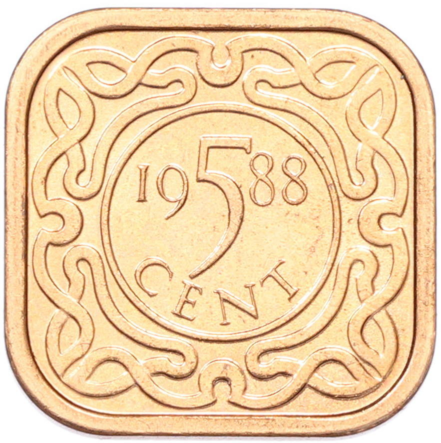 5 центов 1988 года Суринам — Фото №1