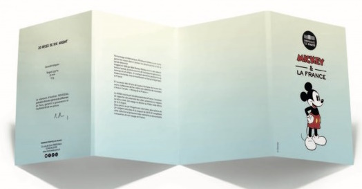 Бокс с планетным альбомом для хранения набора из 20 монет 10 евро 2010 года Франция «Микки Маус» — Фото №4