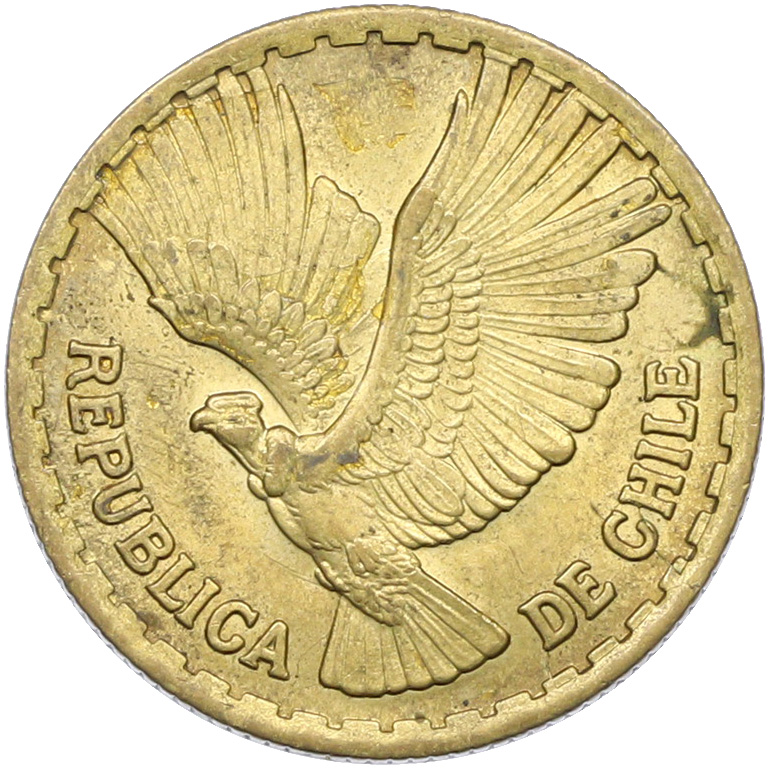 5 сентесимо 1965 года Чили — Фото №2