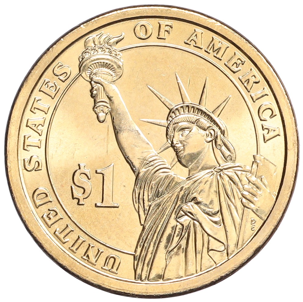 1 доллар 2007 года D США «2-й президент США Джон Адамс» — Фото №2