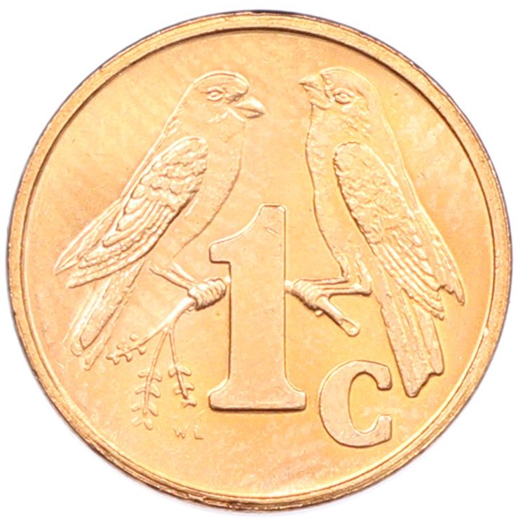 1 цент 2001 года ЮАР — Фото №1