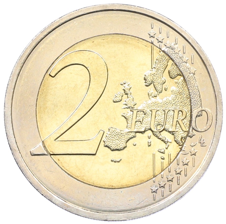 2 евро 2008 года Мальта — Фото №2