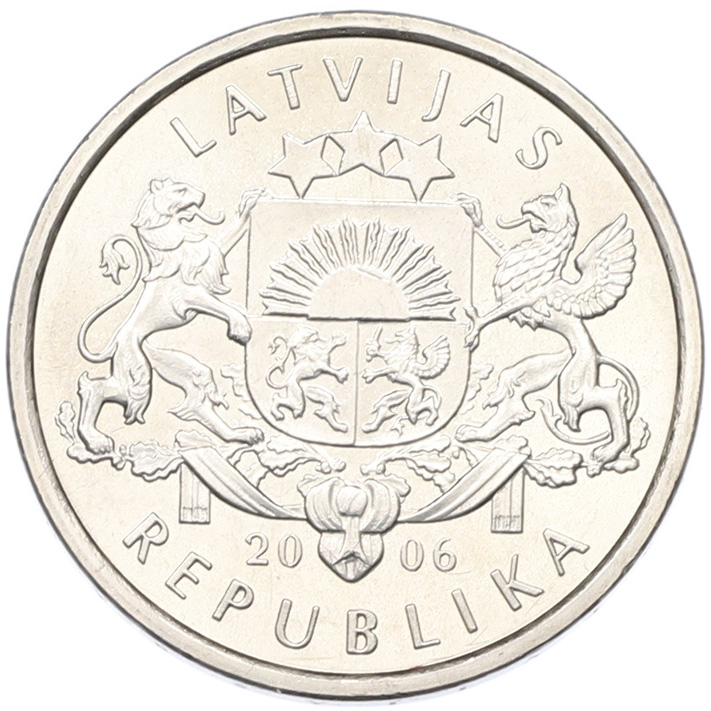 1 лат 2006 года Латвия «Шишка» — Фото №2