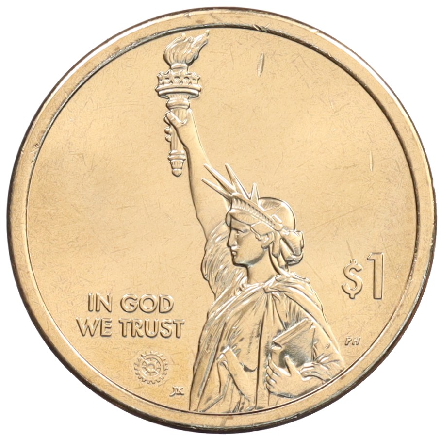 1 доллар 2023 года Р США «Американские инновации — Подземная железная дорога» — Фото №2