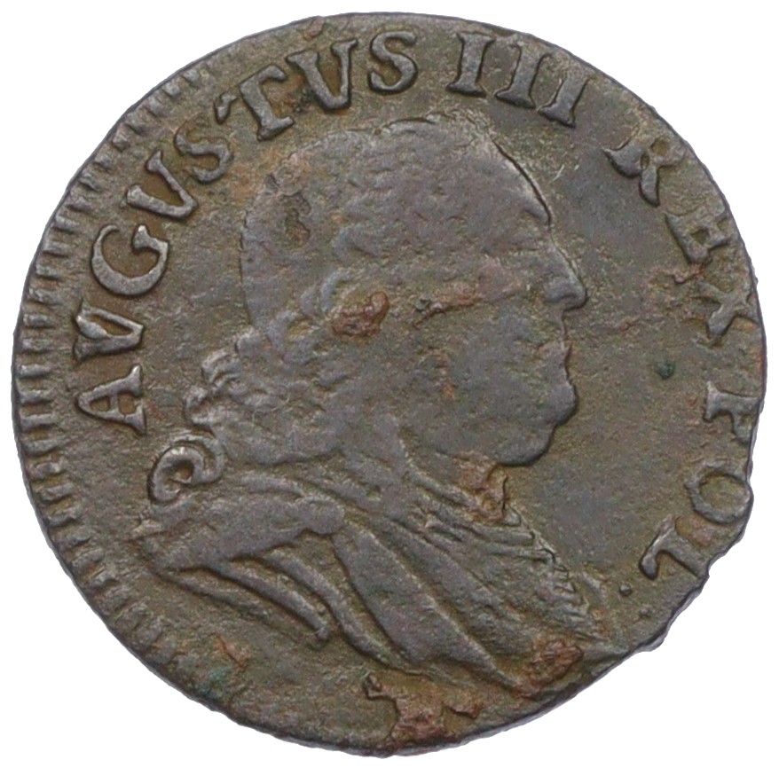 1 солид 1753 года Польша (Август III) — Фото №2