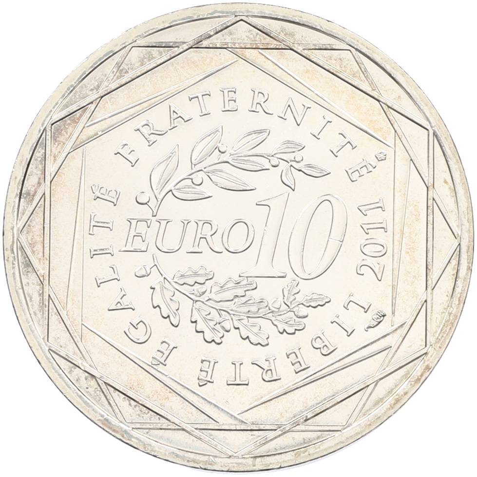 10 евро 2011 года Франция «Регионы Франции — Лимузен» — Фото №2