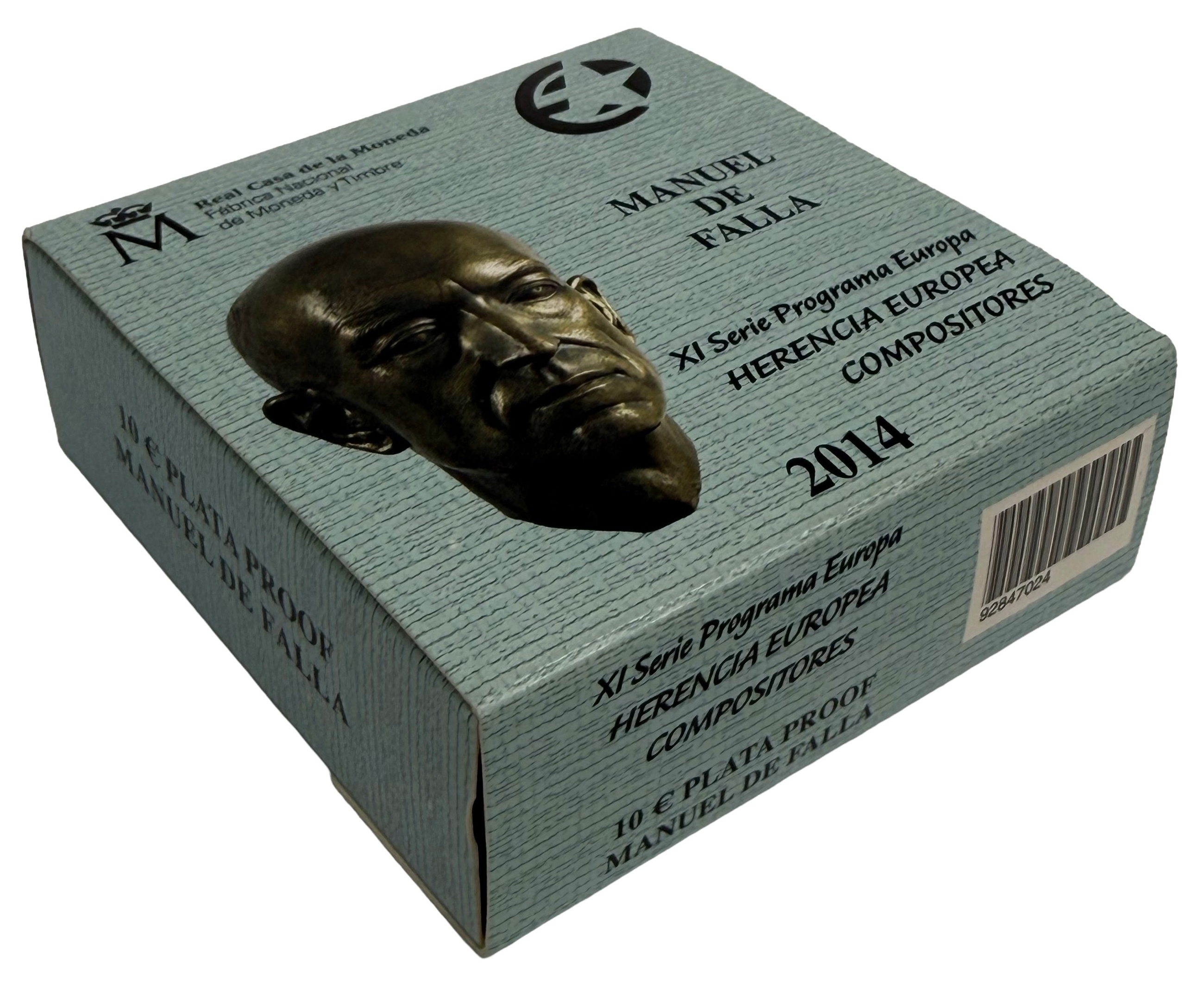 10 евро 2014 года Испания «Мануэль де Фалья» — Фото №4