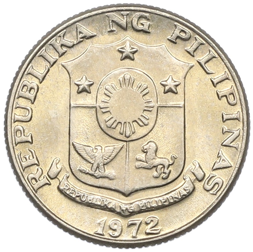 10 сентимо 1972 года Филиппины — Фото №2