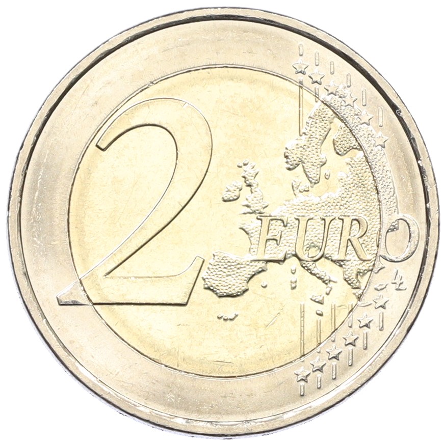 2 евро 2025 года J Германия «35 лет объединению Германии» — Фото №2