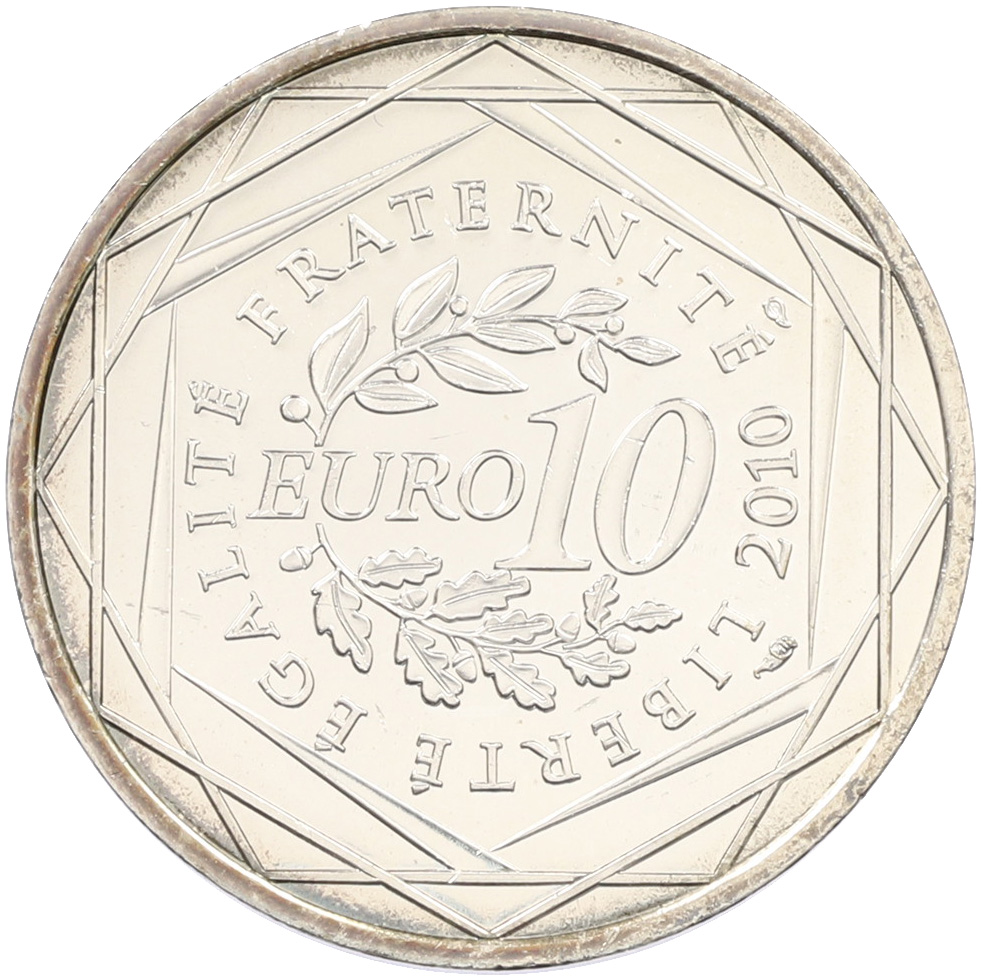 10 евро 2010 года Франция «Регионы Франции — Лотарингия» — Фото №2