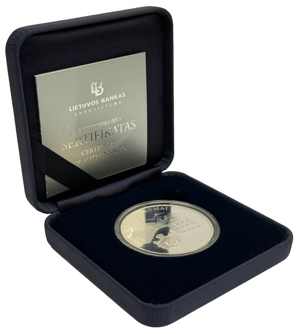 20 евро 2017 года Литва «Дворец Радзивиллов в Вильнюсе» — Фото №3