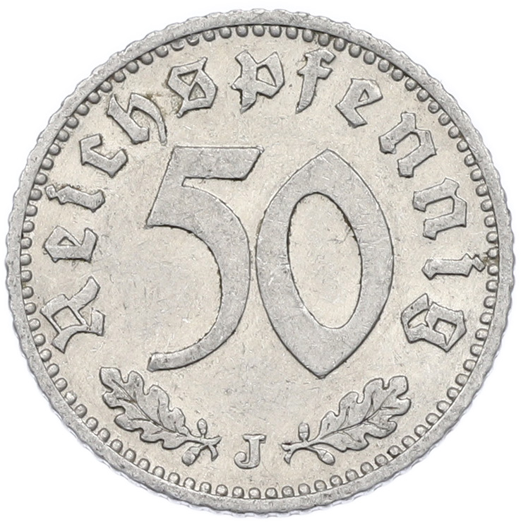 50 рейхспфеннигов 1935 года J Германия — Фото №2