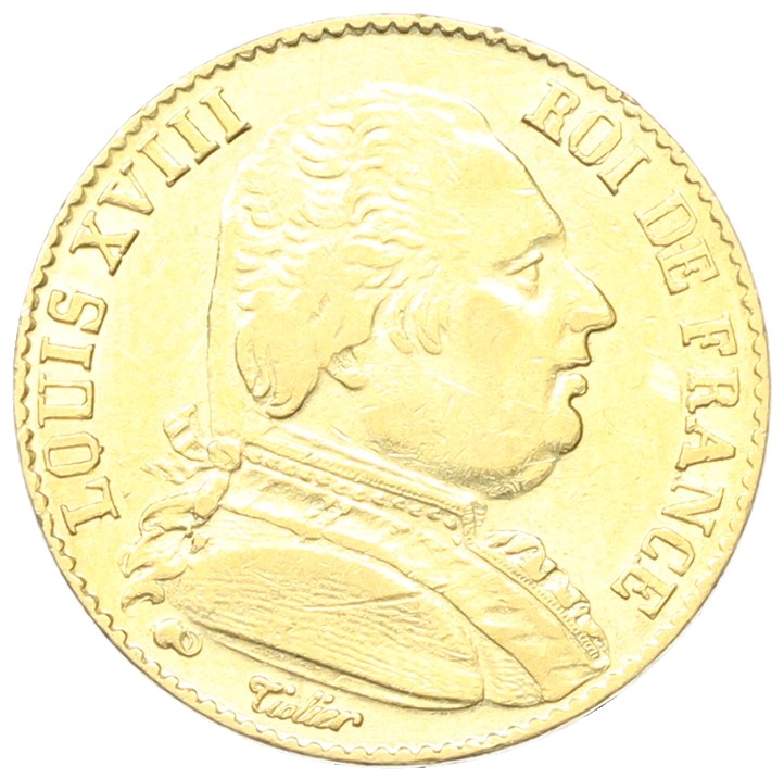 20 франков 1814 года А Франция — Фото №2