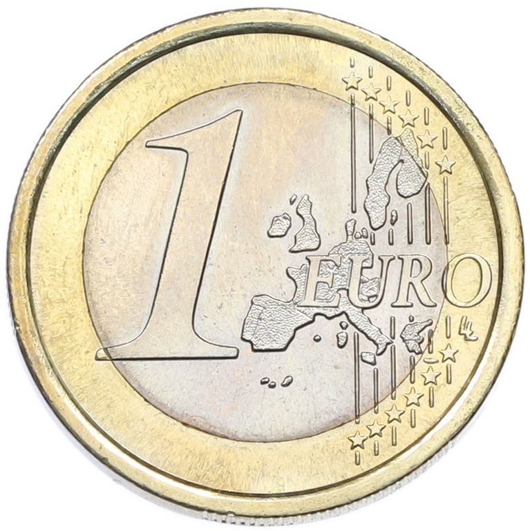 1 евро 2004 года Италия — Фото №2